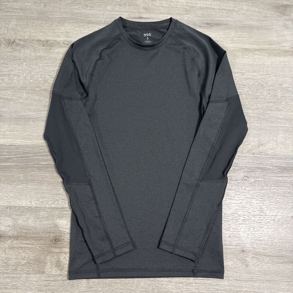 DSG Compression Shirt Men’s Small Gray Long Sleeve Base Layer NWT